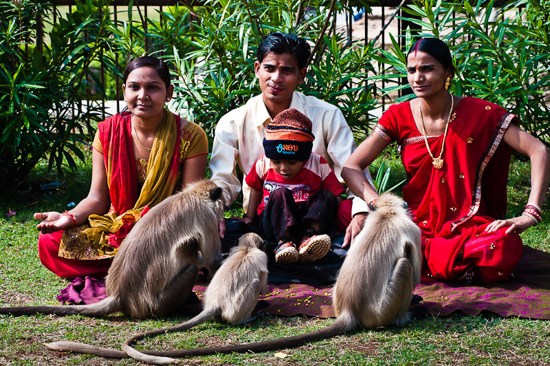 Met de aapjes op de foto, Chittorgarh
