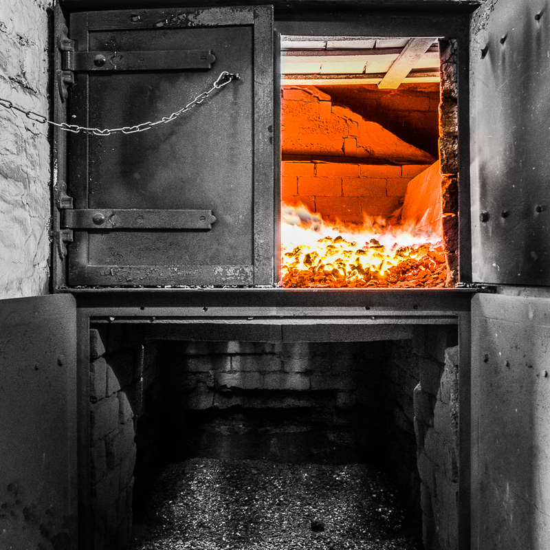 Burning the peat at Highland Park 